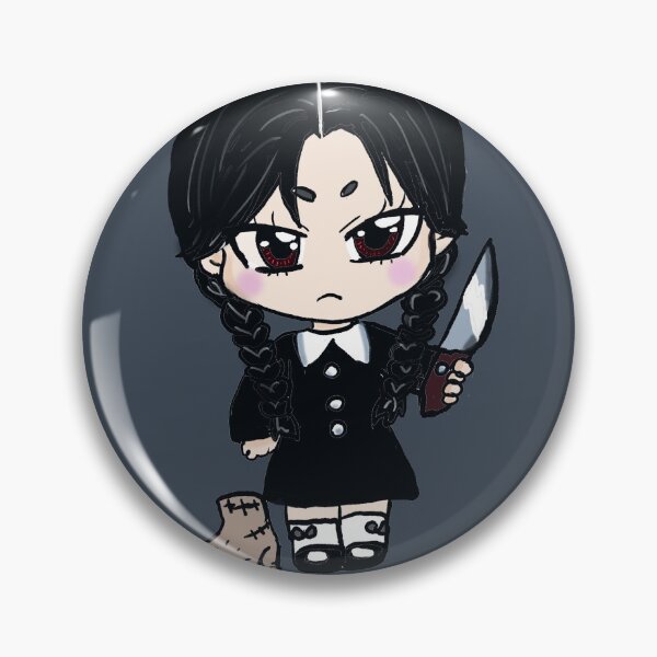 Item preview, wednesday chibi art designed and sold by harukabkdk.