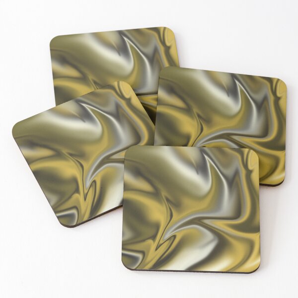 Item preview, Liquid Gold Swirls – Elegant Dark Luxury Pattern designed and sold by VitalusDesignArtV.
