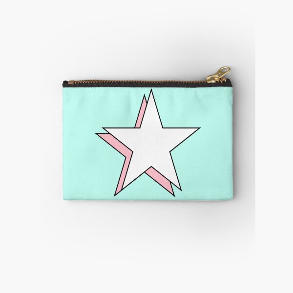 Item preview, Rose Pink White Minimalist Y2K Aesthetic Offset Shadow Star designed and sold by Aesthetic Crew.
