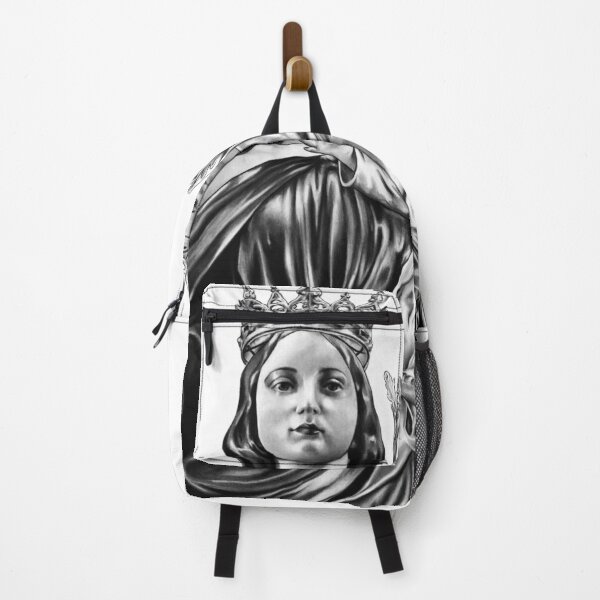 Item preview, Sculpture of Mary with Jesus pencil drawing designed and sold by Adam Wróbel.