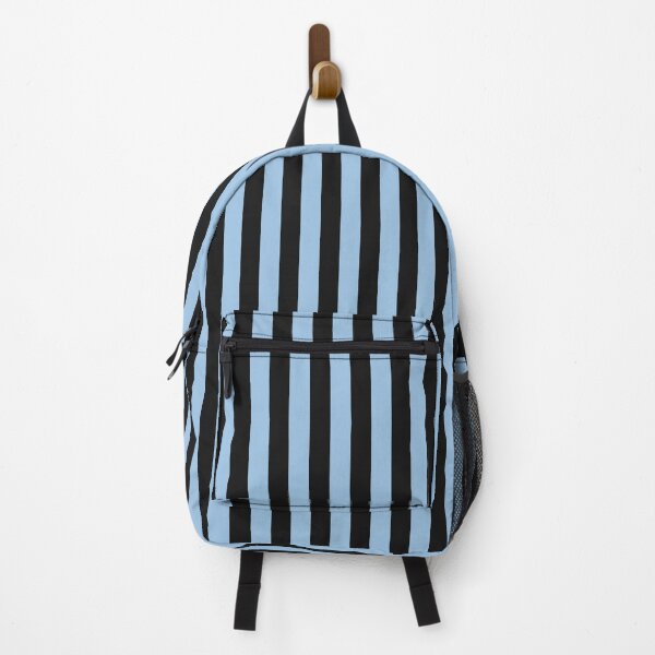 Item preview, Striped Black And Baby Blue Pattern designed and sold by pattern-archive.