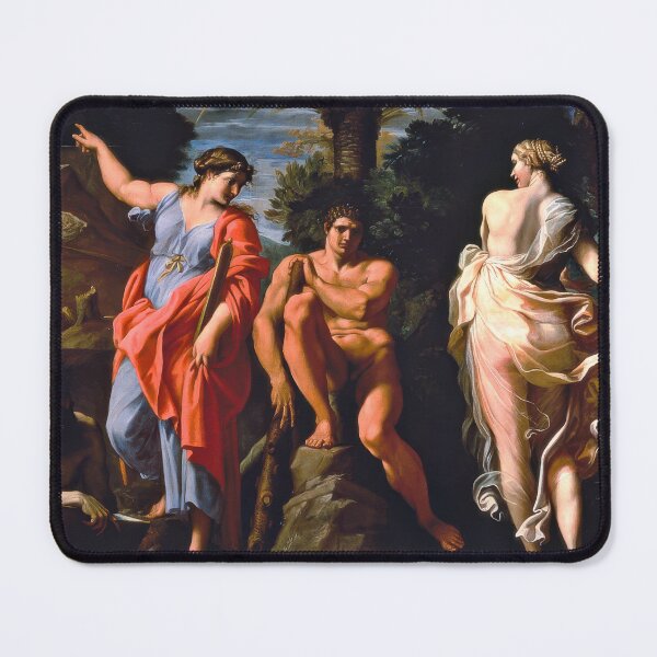 Item preview, Choice of Heracles Annibale Carracci Baroque Mythology Painting designed and sold by TheSoulOfArt.