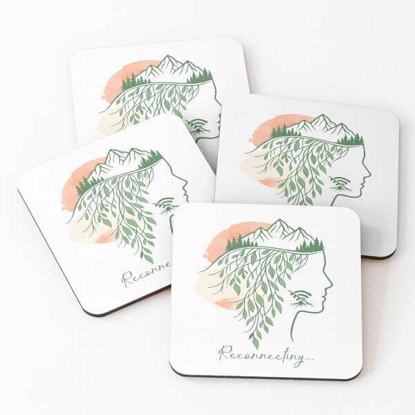 Item preview, Digital Detox Forest Bathing Minimalist Botanical Line Art designed and sold by GraffiTimi.