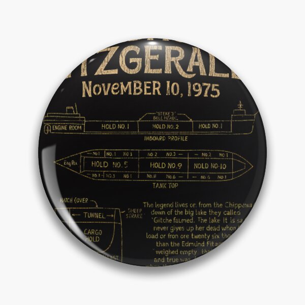 Item preview,  Edmund Fitzgerald Schematic designed and sold by DogBreedArt28.