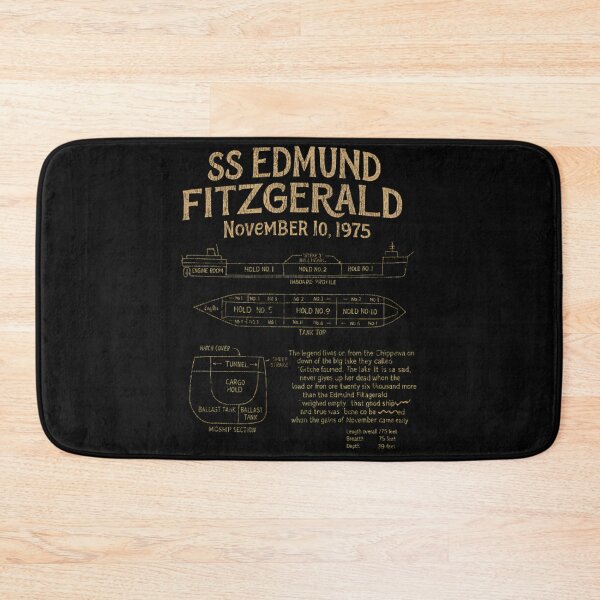Item preview,  Edmund Fitzgerald Schematic designed and sold by DogBreedArt28.