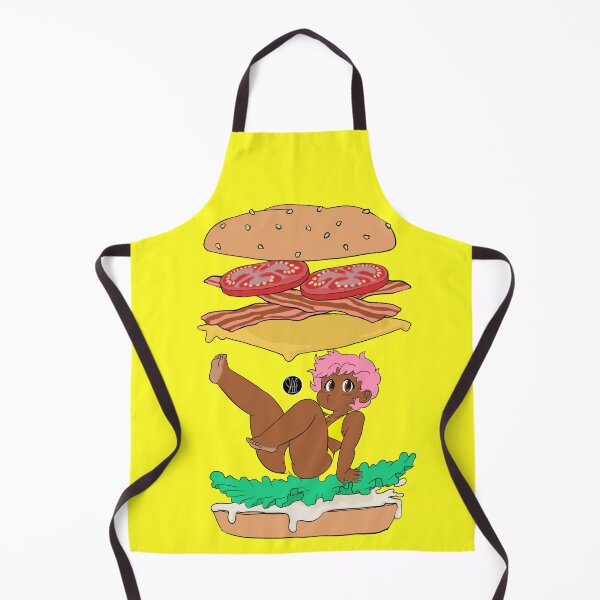 Item preview, Kawaii Burger Girl Pink Hair designed and sold by JulioM3.
