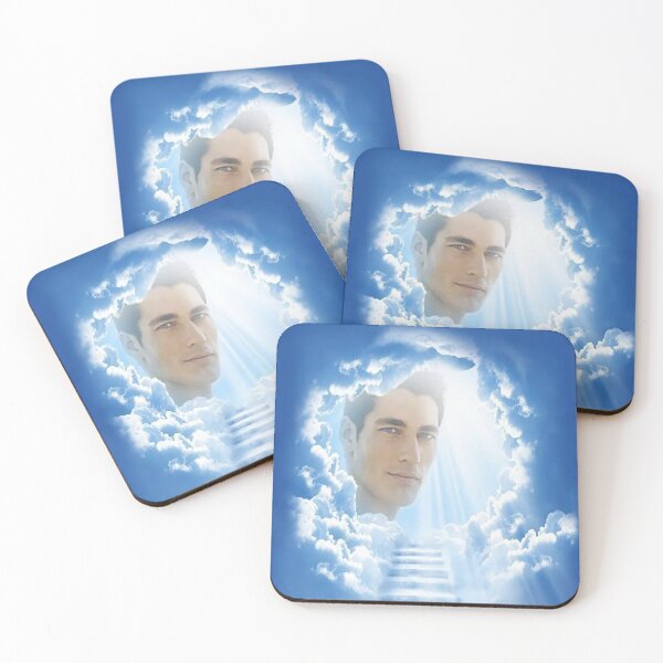 Item preview, Looksmaxxing-David Gandy Up In Heaven Meme designed and sold by JohnDingleShock.