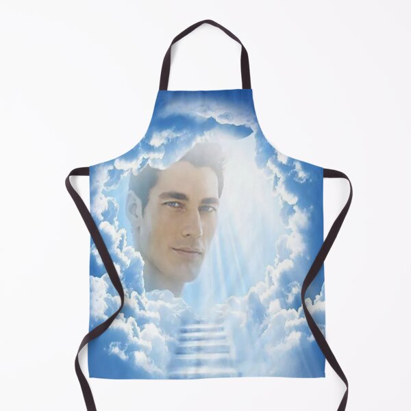 Item preview, Looksmaxxing-David Gandy Up In Heaven Meme designed and sold by JohnDingleShock.