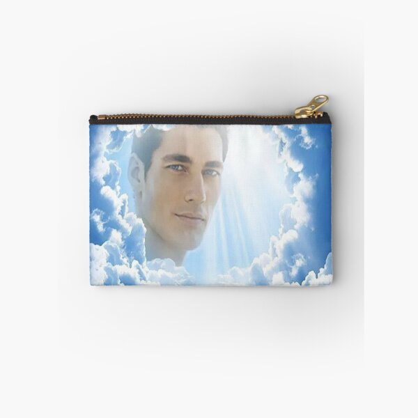 Item preview, Looksmaxxing-David Gandy Up In Heaven Meme designed and sold by JohnDingleShock.