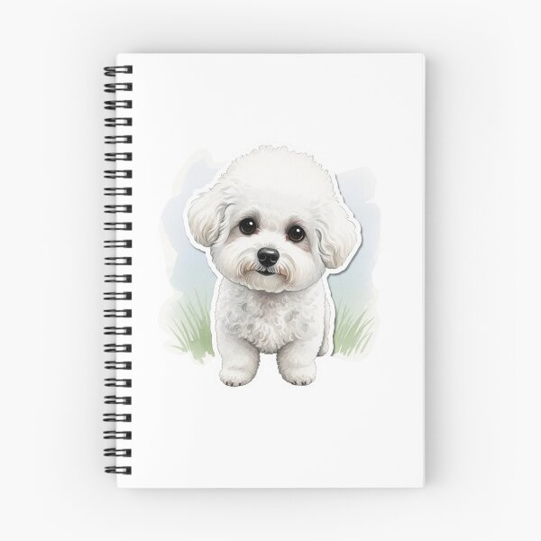 Item preview, Bichon Frise dog water color designed and sold by saphira-art.