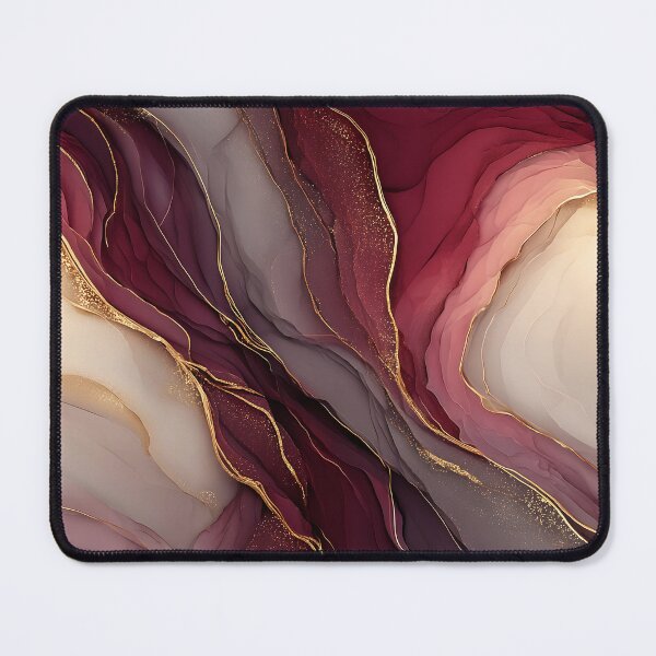 Item preview, Burgundy Gold Geode designed and sold by Nine Lives Studio.