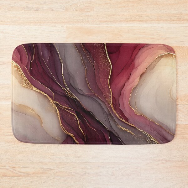 Item preview, Burgundy Gold Geode designed and sold by Nine Lives Studio.