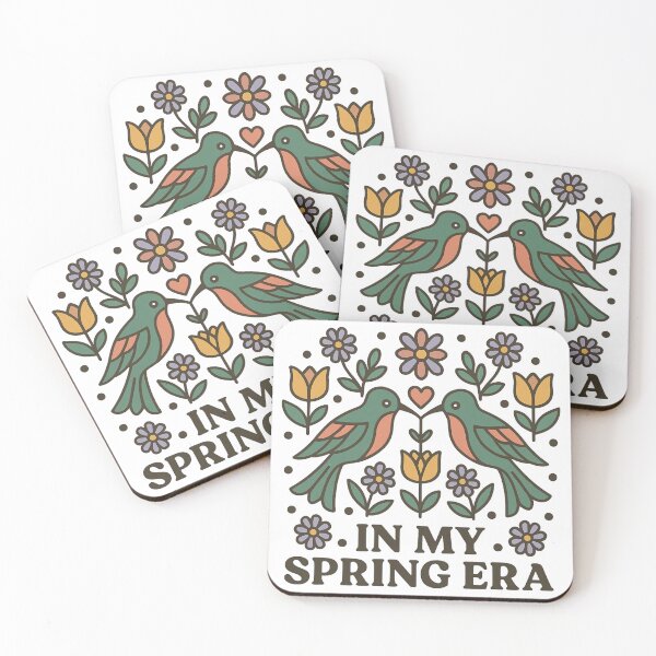 Item preview, In My Spring Era - folk art birds designed and sold by ZBIFBOUETLA.