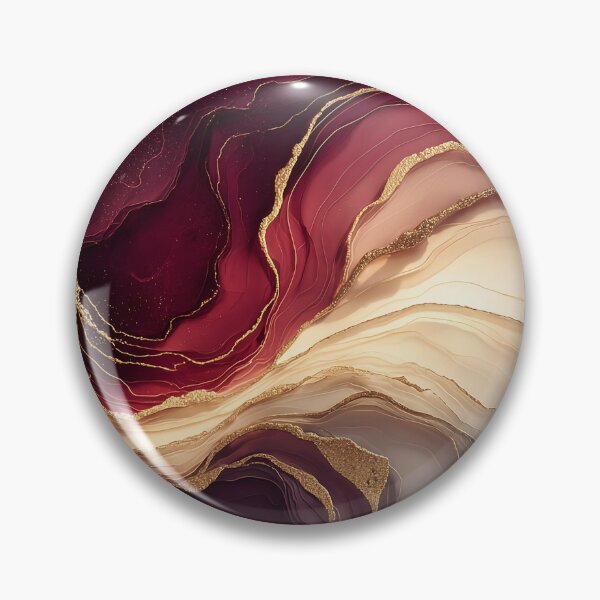 Item preview, Elegant Crimson and Blush Alcohol Ink Swirls designed and sold by Nine Lives Studio.
