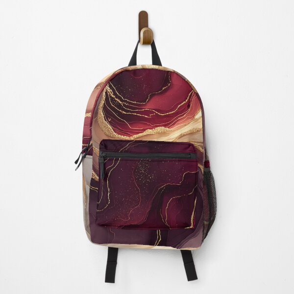 Item preview, Elegant Crimson and Blush Alcohol Ink Swirls designed and sold by Nine Lives Studio.