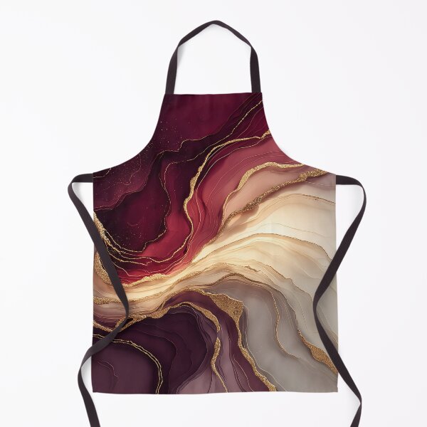 Item preview, Elegant Crimson and Blush Alcohol Ink Swirls designed and sold by Nine Lives Studio.