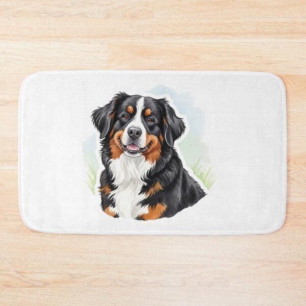 Item preview,  Bernese Mountain Dog dog water color designed and sold by saphira-art.