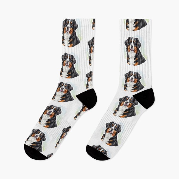 Item preview,  Bernese Mountain Dog dog water color designed and sold by saphira-art.