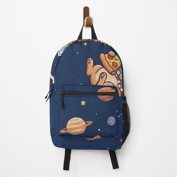 Item preview, Frenchie Astronaut Pizza Party - Zero Gravity Space Dog designed and sold by fabgemelck.
