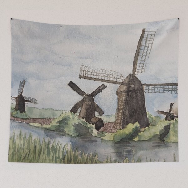 Item preview, Dutch Windmills designed and sold by Nicole Hanson.