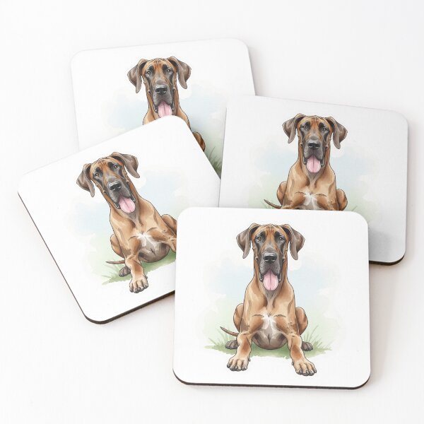 Item preview, Deutsche Dogge dog water color designed and sold by saphira-art.