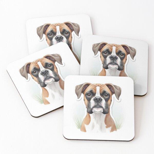Item preview, Boxer dog water color designed and sold by saphira-art.