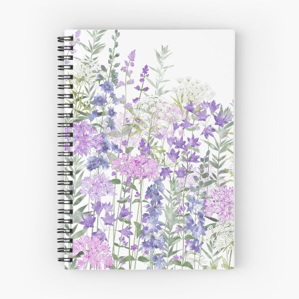 Item preview, Pastel Colour Botanical Wildflower Garden Meadow designed and sold by Fiona Calder Designs.
