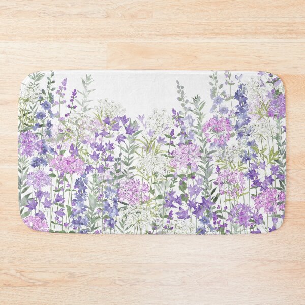 Item preview, Pastel Colour Botanical Wildflower Garden Meadow designed and sold by Fiona Calder Designs.