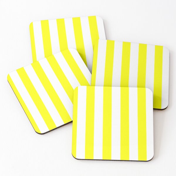 Item preview, Sunshine Yellow and White Cabana Stripes  designed and sold by DanielleGensler.