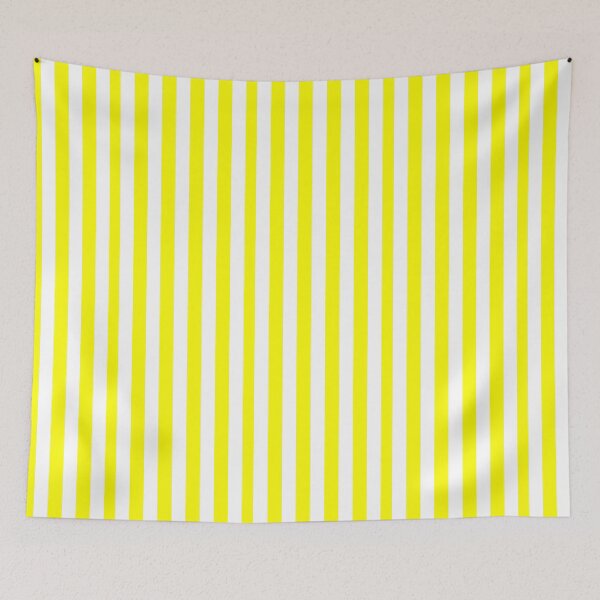 Item preview, Sunshine Yellow and White Cabana Stripes  designed and sold by DanielleGensler.