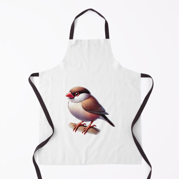 Item preview, A beautifully illustrated sparrow perched on a branch, showcasing vibrant colors and fine details. designed and sold by cave-canvas.