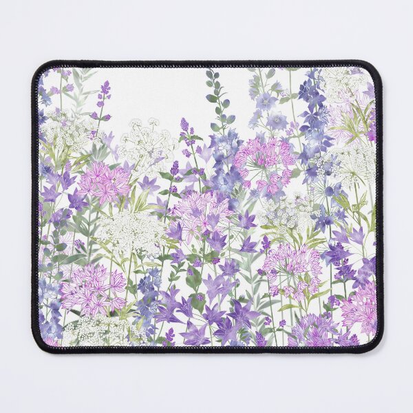 Item preview, Pastel Colour Botanical Wildflower Garden Meadow designed and sold by Fiona Calder Designs.