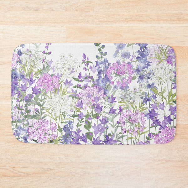 Item preview, Pastel Colour Botanical Wildflower Garden Meadow designed and sold by Fiona Calder Designs.