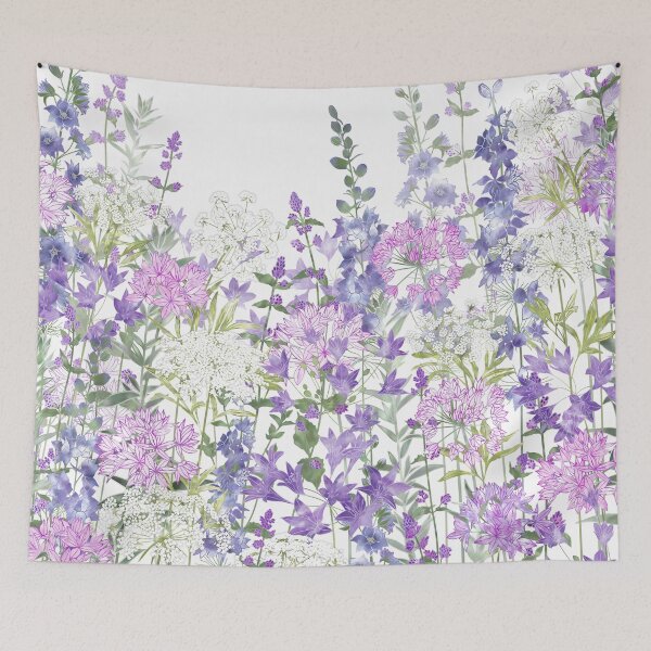 Item preview, Pastel Colour Botanical Wildflower Garden Meadow designed and sold by Fiona Calder Designs.