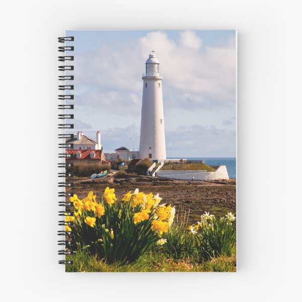 Item preview, St Marys Island and Lighthouse in Springtime designed and sold by Violaman.
