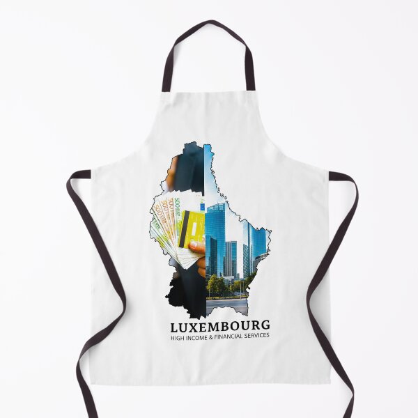 Item preview, Luxembourg Map Art - High Income and Financial Services Design designed and sold by AbulailArt.