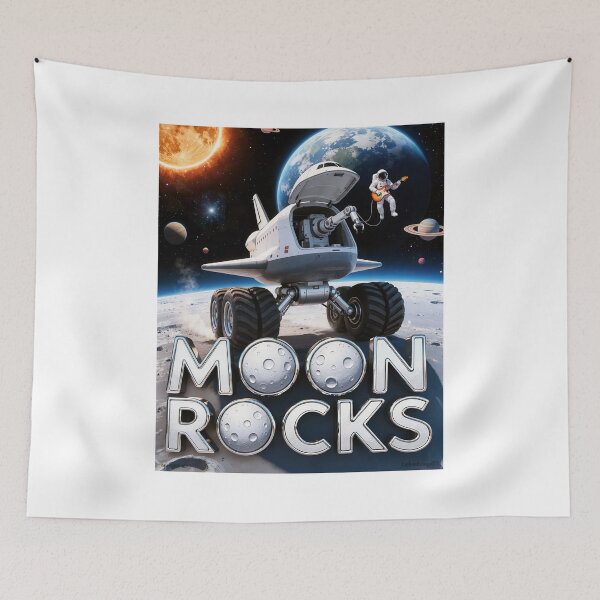 Item preview, The Moon Rocks Print designed and sold by Lichentroupe63.
