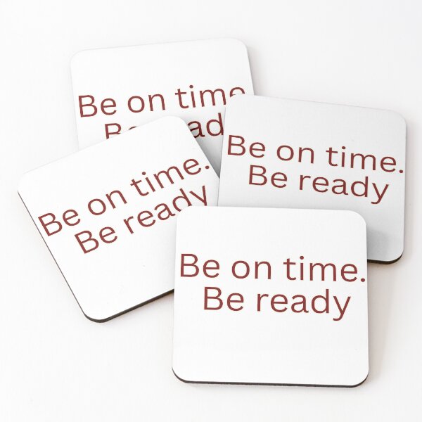 Item preview, Be on time. Be ready-discipline quote designed and sold by Omer's store.