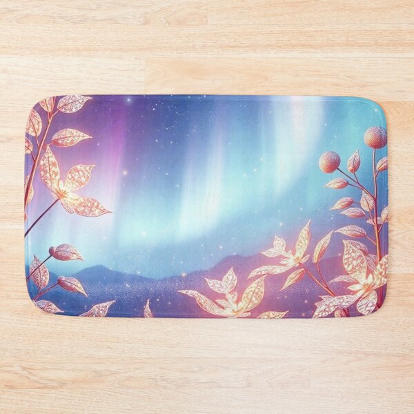 Item preview, aurora borealis, gold diamond flowers designed and sold by PurvaNimfaMagic.