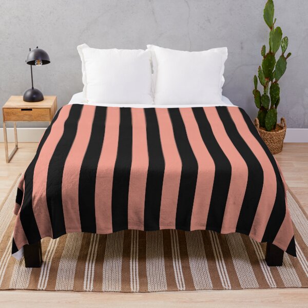 Item preview, Striped Black And Coral Pattern designed and sold by pattern-archive.