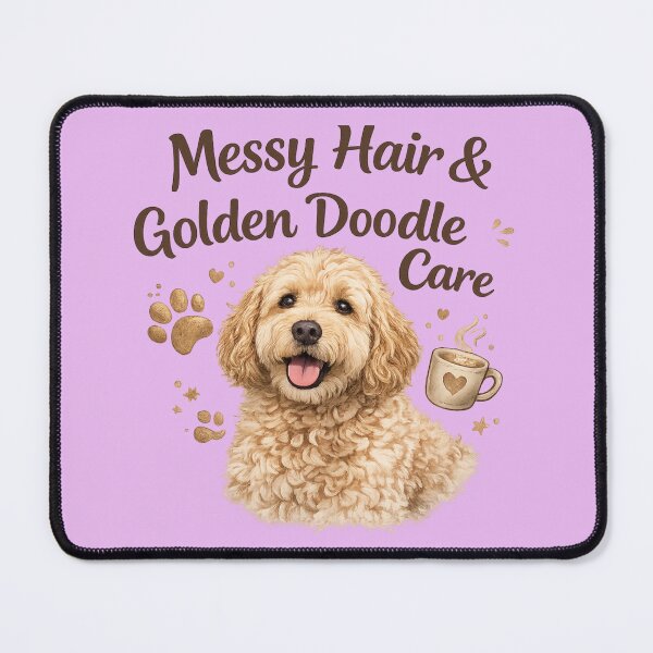 Item preview, Messy Hair Golden Doodle Care Funny Dog designed and sold by Tender Flower Clothing.