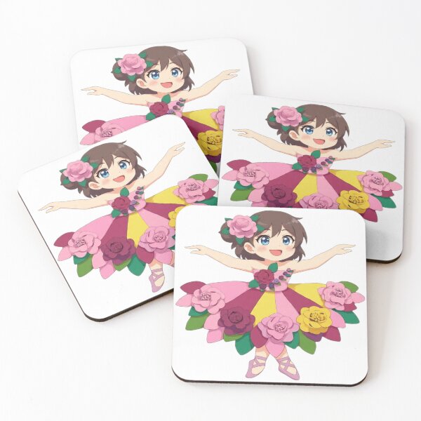 Item preview, Cute Ballerina Girl Cartoon Ballet Sticker designed and sold by Moody Vibes Studio.