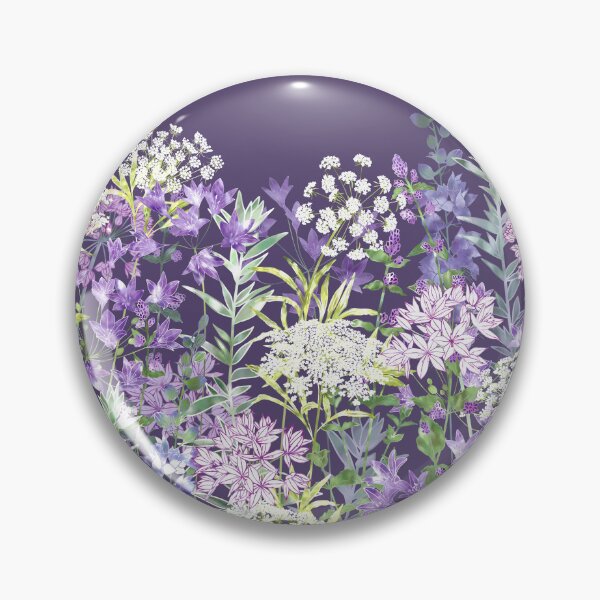 Item preview, Pastel Colour Evening Wildflower Garden Meadow designed and sold by Fiona Calder Designs.