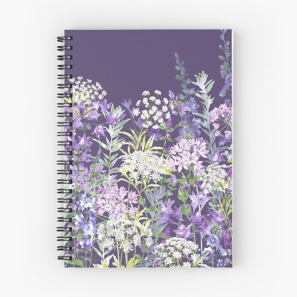Item preview, Pastel Colour Evening Wildflower Garden Meadow designed and sold by Fiona Calder Designs.
