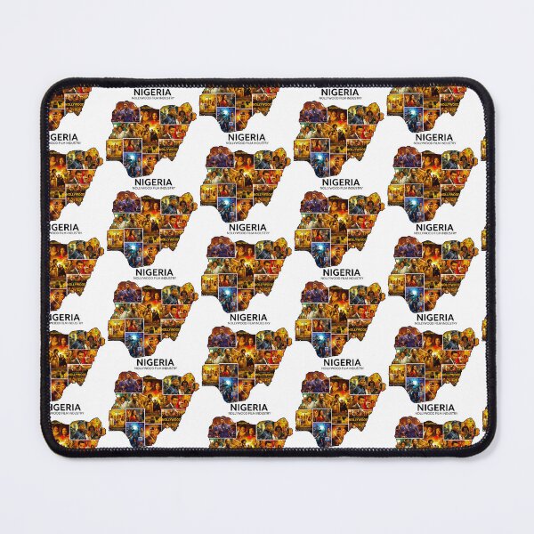 Item preview, Nigeria Nollywood Map - Film Industry Cinema Heritage Design designed and sold by AbulailArt.