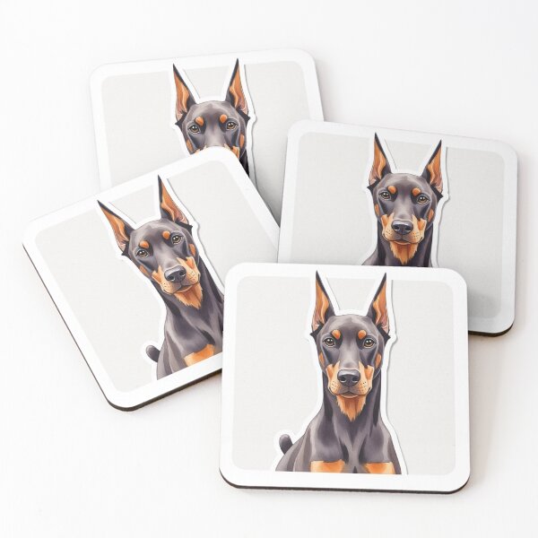 Item preview, Doberman dog water color designed and sold by saphira-art.