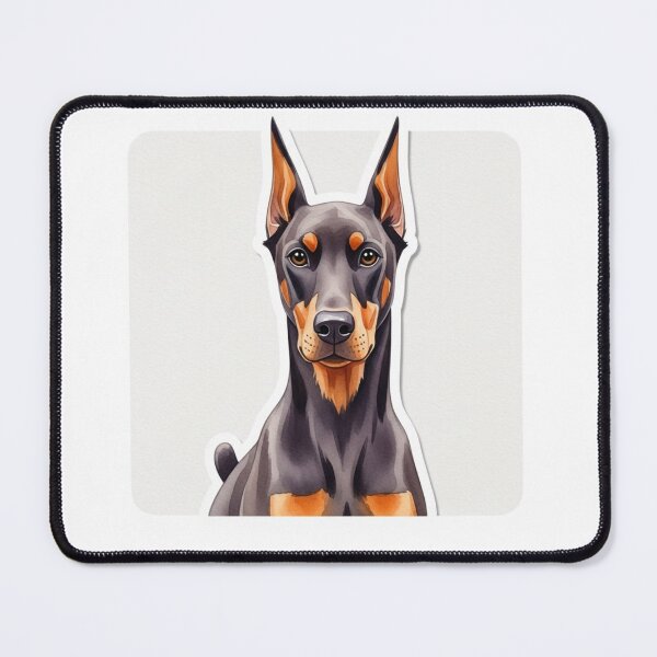 Item preview, Doberman dog water color designed and sold by saphira-art.