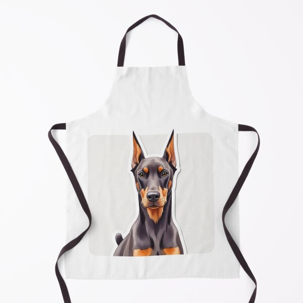 Item preview, Doberman dog water color designed and sold by saphira-art.
