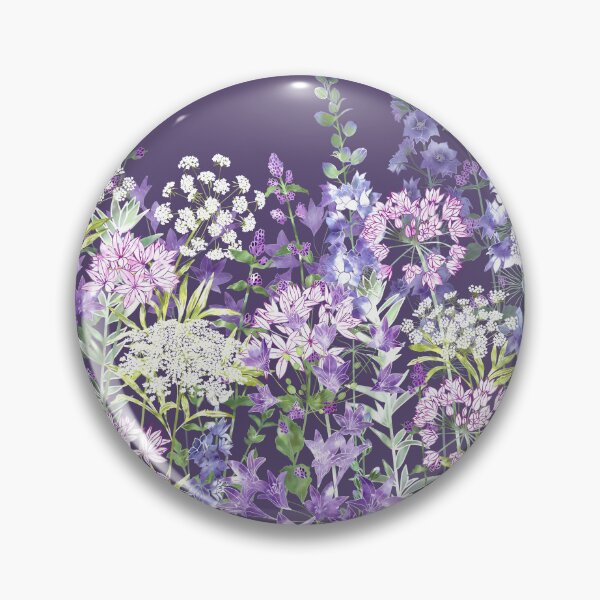 Item preview, Pastel Colour Evening Wildflower Garden Meadow designed and sold by Fiona Calder Designs.