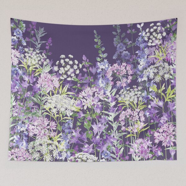 Item preview, Pastel Colour Evening Wildflower Garden Meadow designed and sold by Fiona Calder Designs.